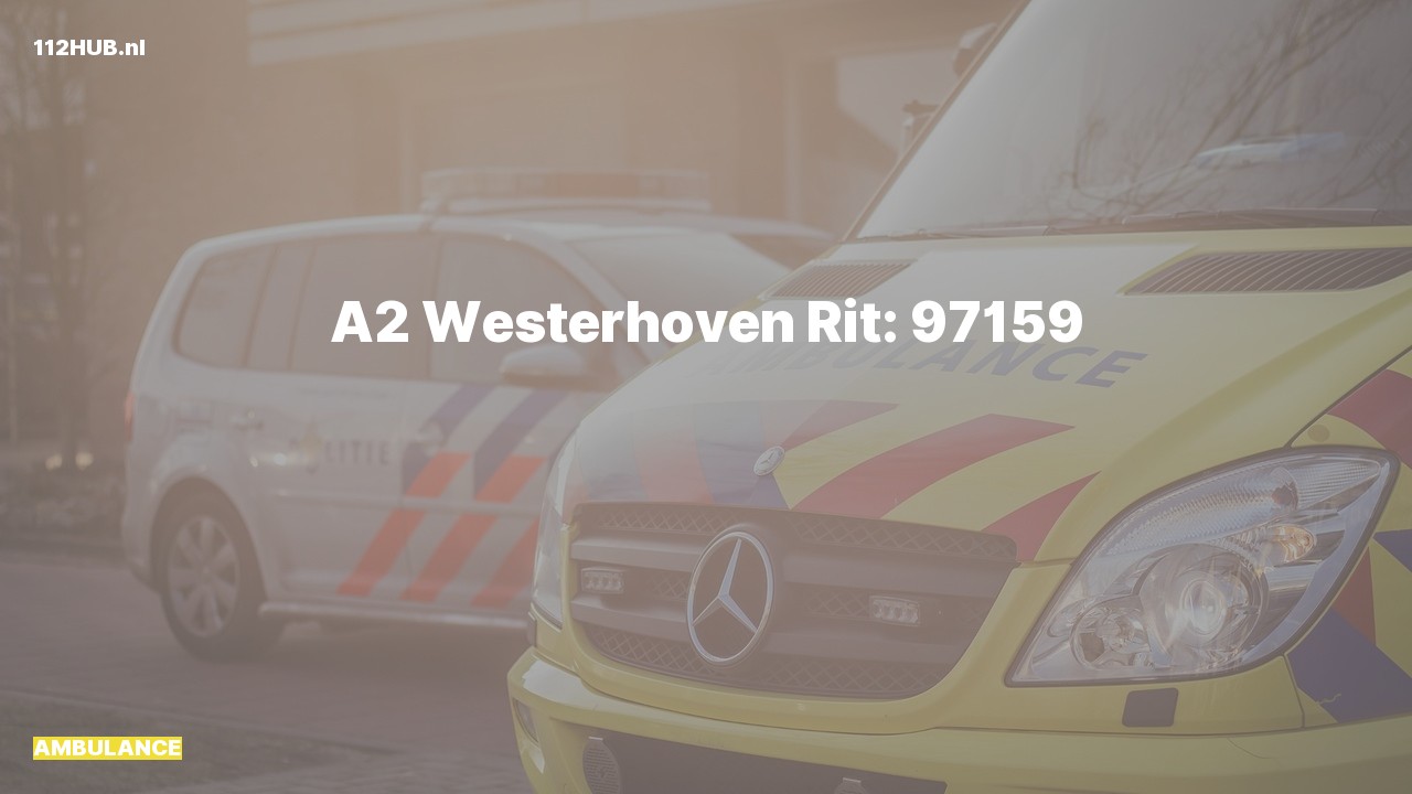 Deelafbeelding voor Ambulance met gepaste spoed.