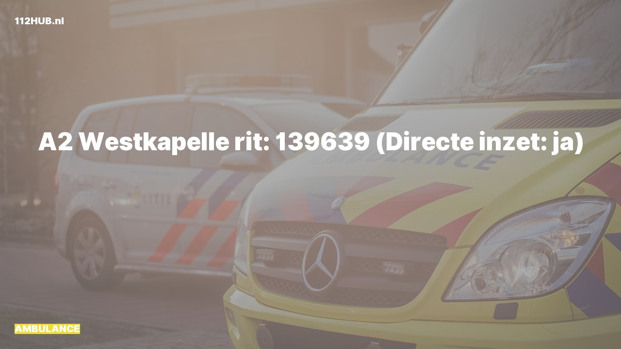 Deelafbeelding voor Ambulance met gepaste spoed.