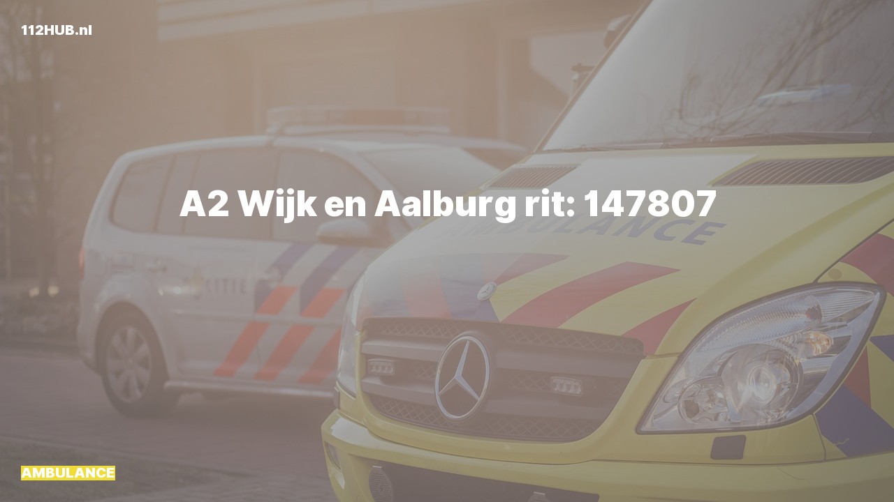 Deelafbeelding voor Ambulance met gepaste spoed.