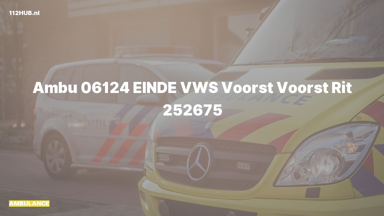 Deelafbeelding voor Ambulance.