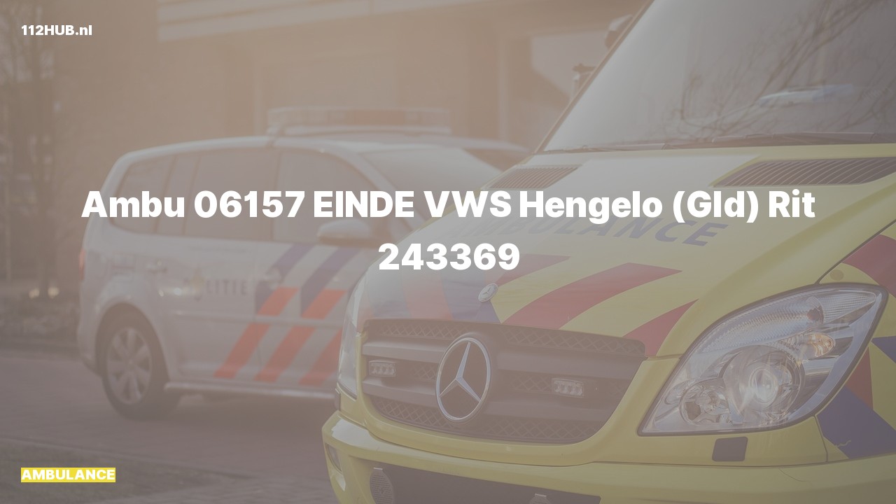Deelafbeelding voor Ambulance.