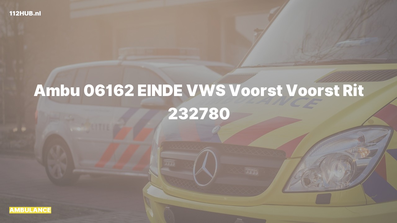 Deelafbeelding voor Ambulance.