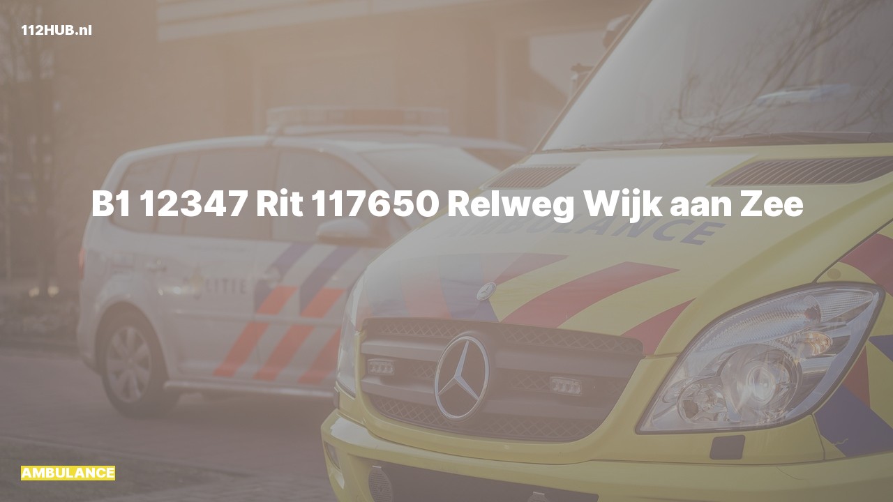Deelafbeelding voor Ambulance met gepaste spoed naar de Relweg in Wijk aan Zee.