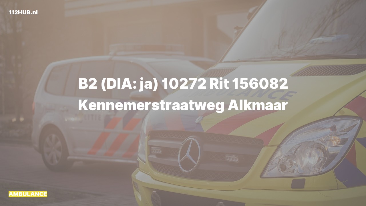 Deelafbeelding voor De ambulance is uitgerukt naar de Kennemerstraatweg in Alkmaar