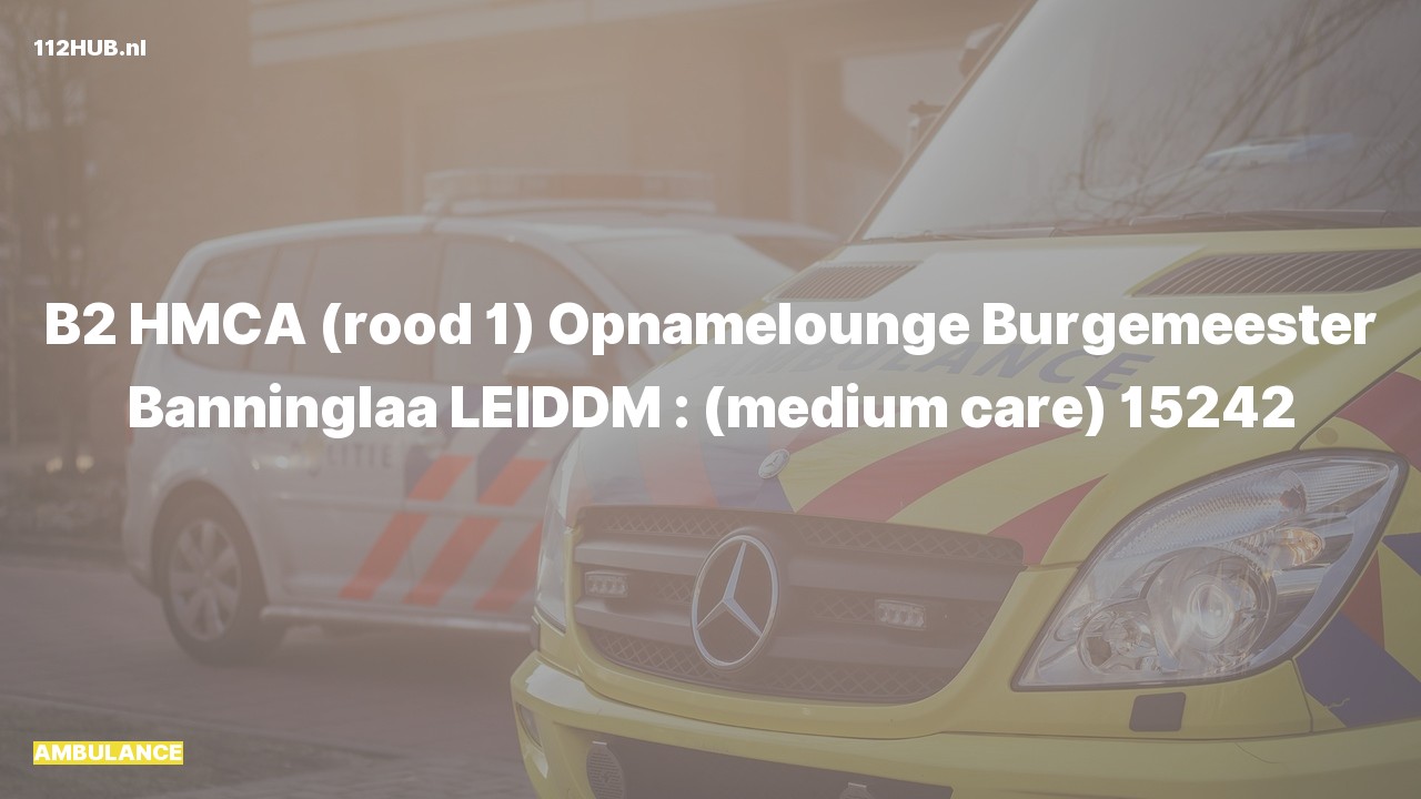 Deelafbeelding voor Ambulance.