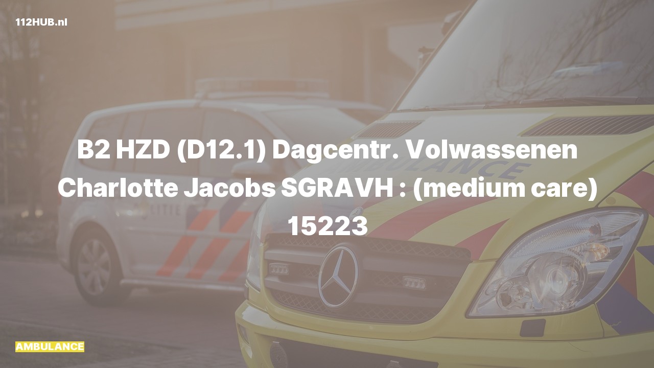 Deelafbeelding voor Ambulance.