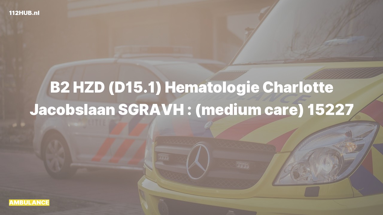 Deelafbeelding voor Ambulance.