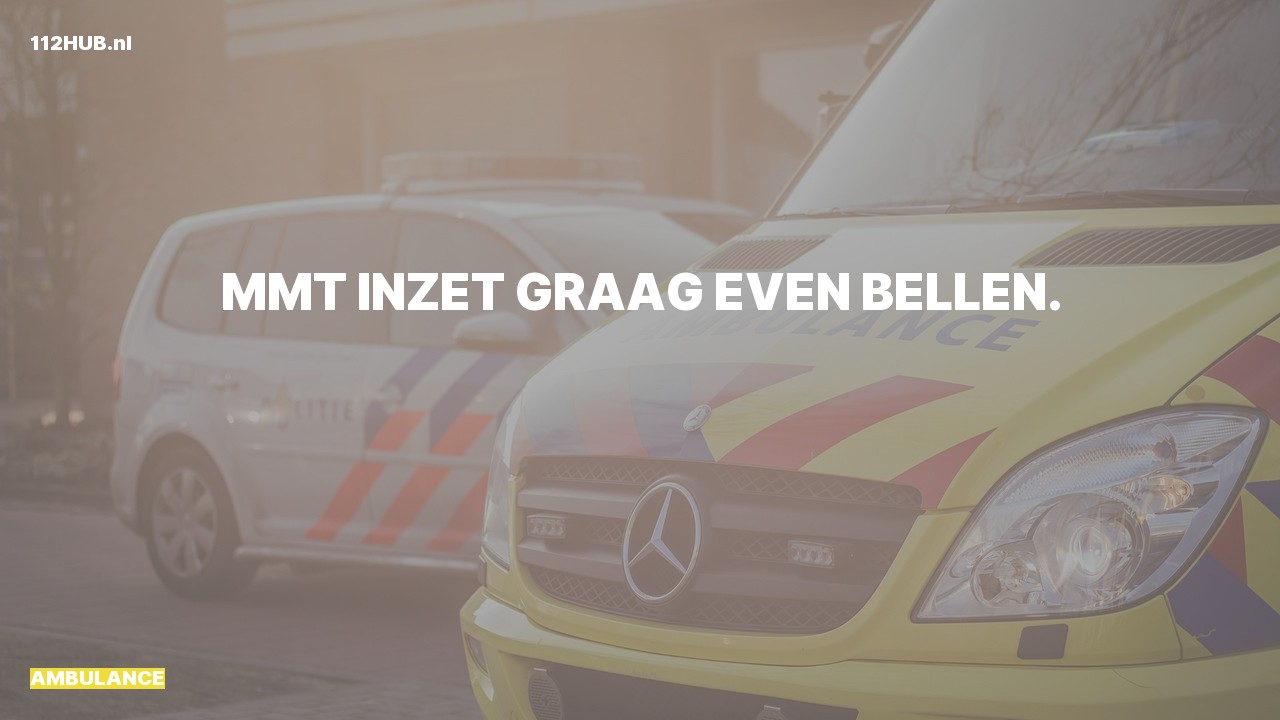 Deelafbeelding voor De ambulance is uitgerukt