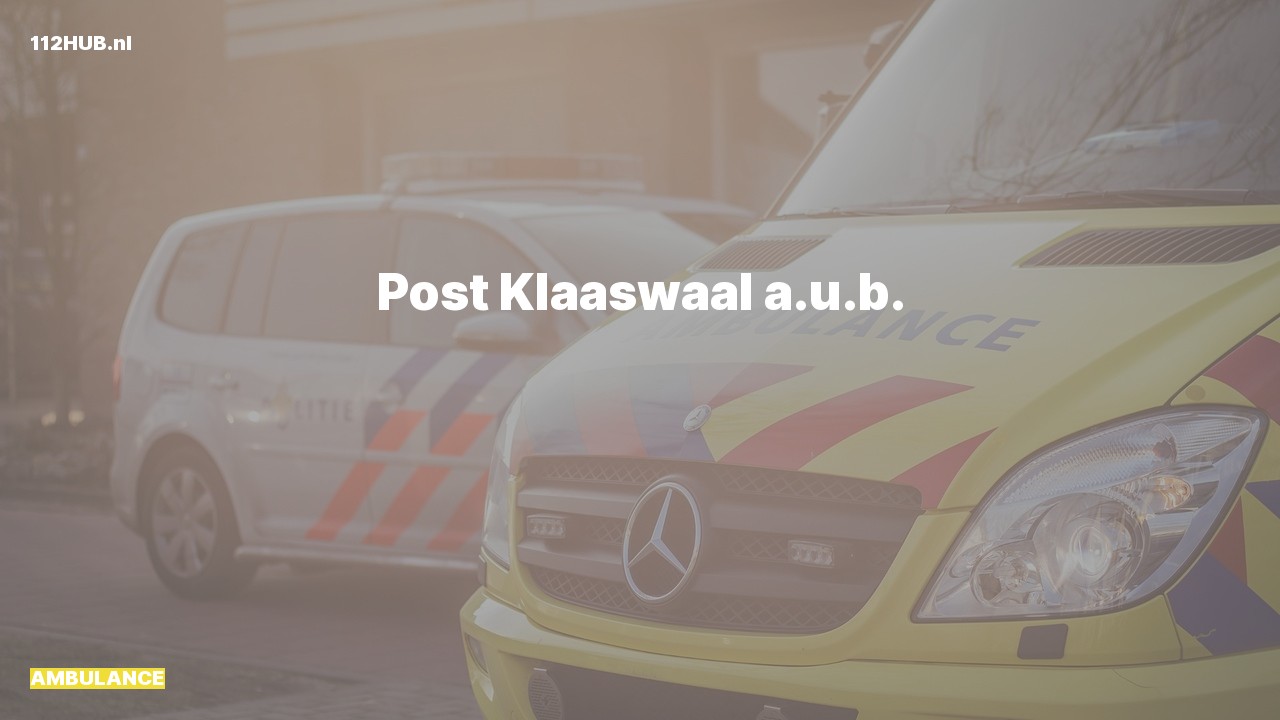 Deelafbeelding voor Ambulance.