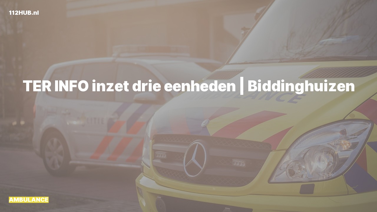 Deelafbeelding voor De ambulance is uitgerukt