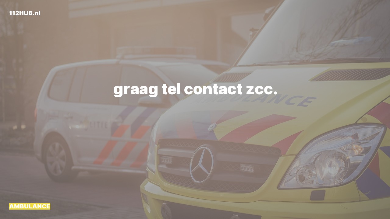 Deelafbeelding voor De ambulance is uitgerukt