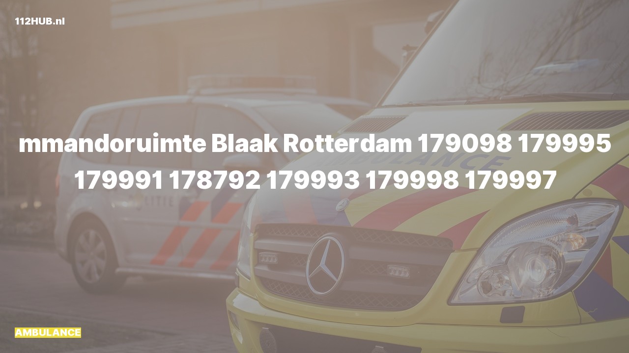 Deelafbeelding voor P2000-melding.