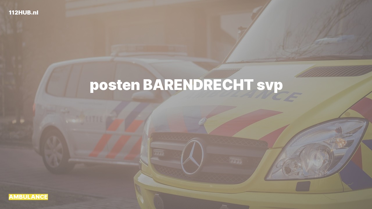 Deelafbeelding voor De ambulance is uitgerukt