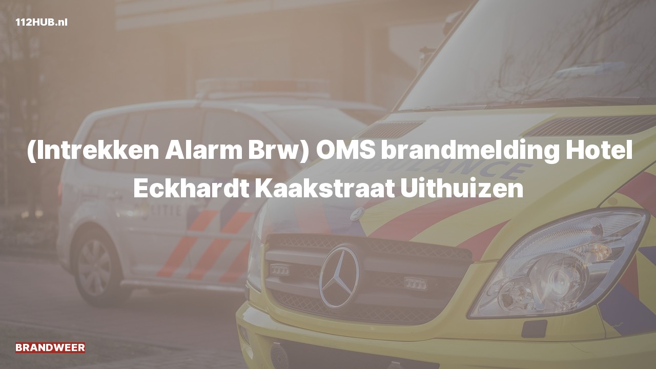 Deelafbeelding voor Brandweer trekt alarm in. Was: ( ) OMS brandmelding Hotel Eckhardt Kaakstraat Uithuizen.