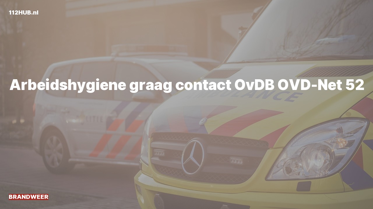 Deelafbeelding voor De brandweer is uitgerukt om contact op te nemen