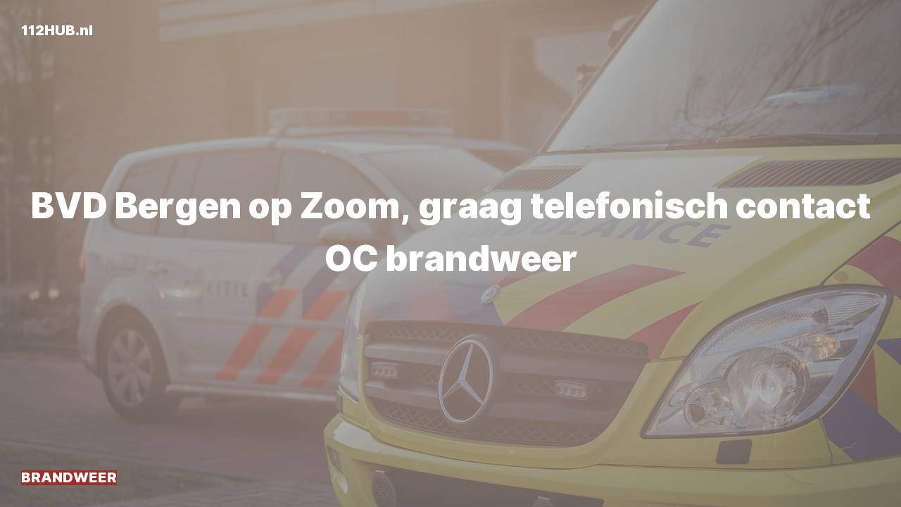 Deelafbeelding voor De brandweer is uitgerukt
