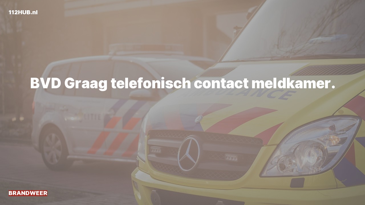 Deelafbeelding voor P2000-melding.