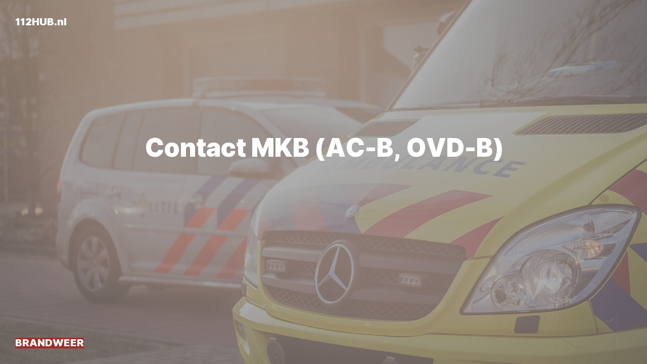 Deelafbeelding voor De brandweer is uitgerukt voor contact met de meldkamer