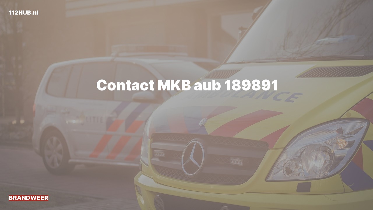 Deelafbeelding voor Brandweer contact meldkamer.