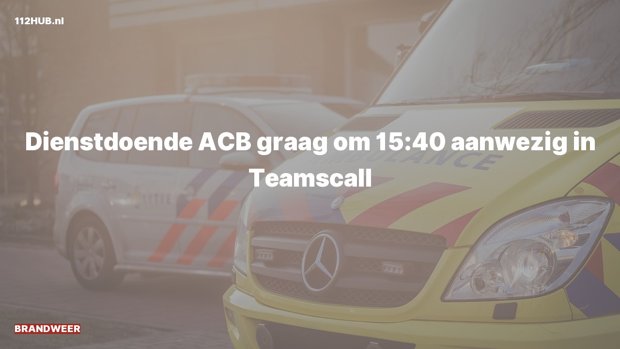 Deelafbeelding voor Brandweer.