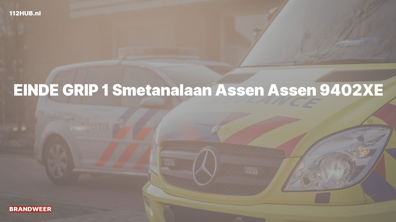 Deelafbeelding voor Brandweer naar de Smetanalaan in Assen.