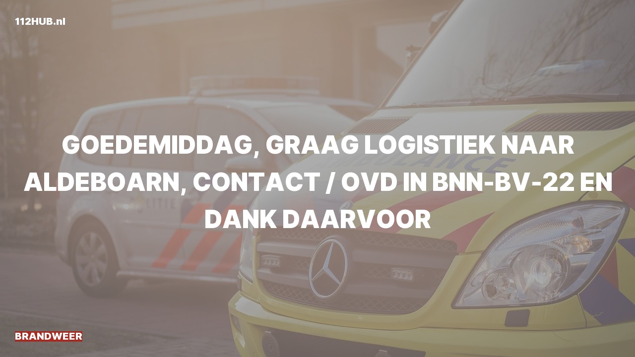 Deelafbeelding voor De brandweer is uitgerukt