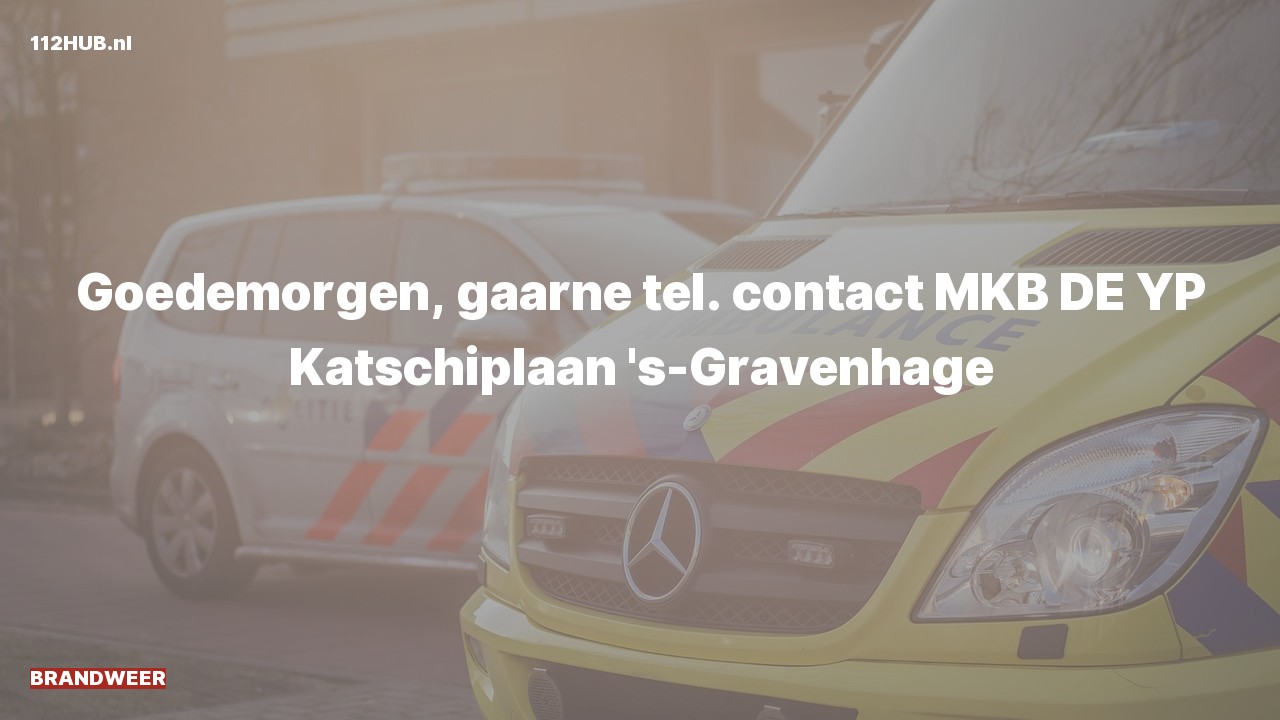 Deelafbeelding voor De brandweer is uitgerukt voor contact met de meldkamer