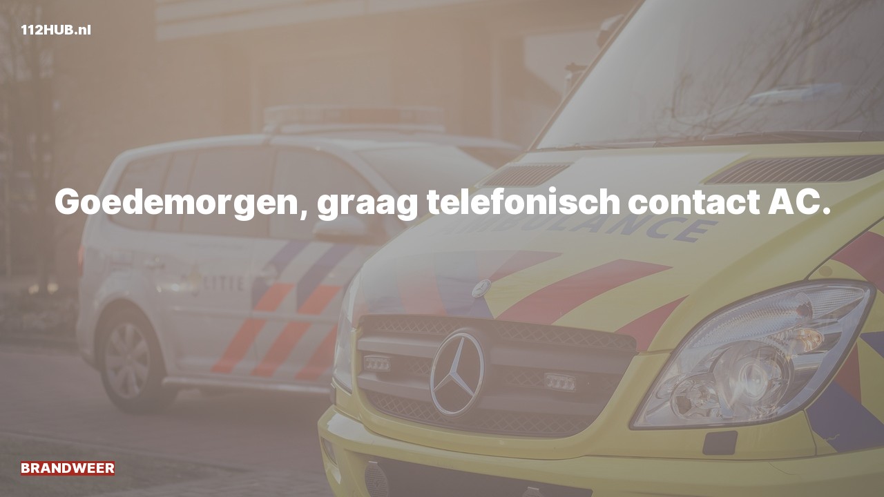 Deelafbeelding voor De brandweer is uitgerukt