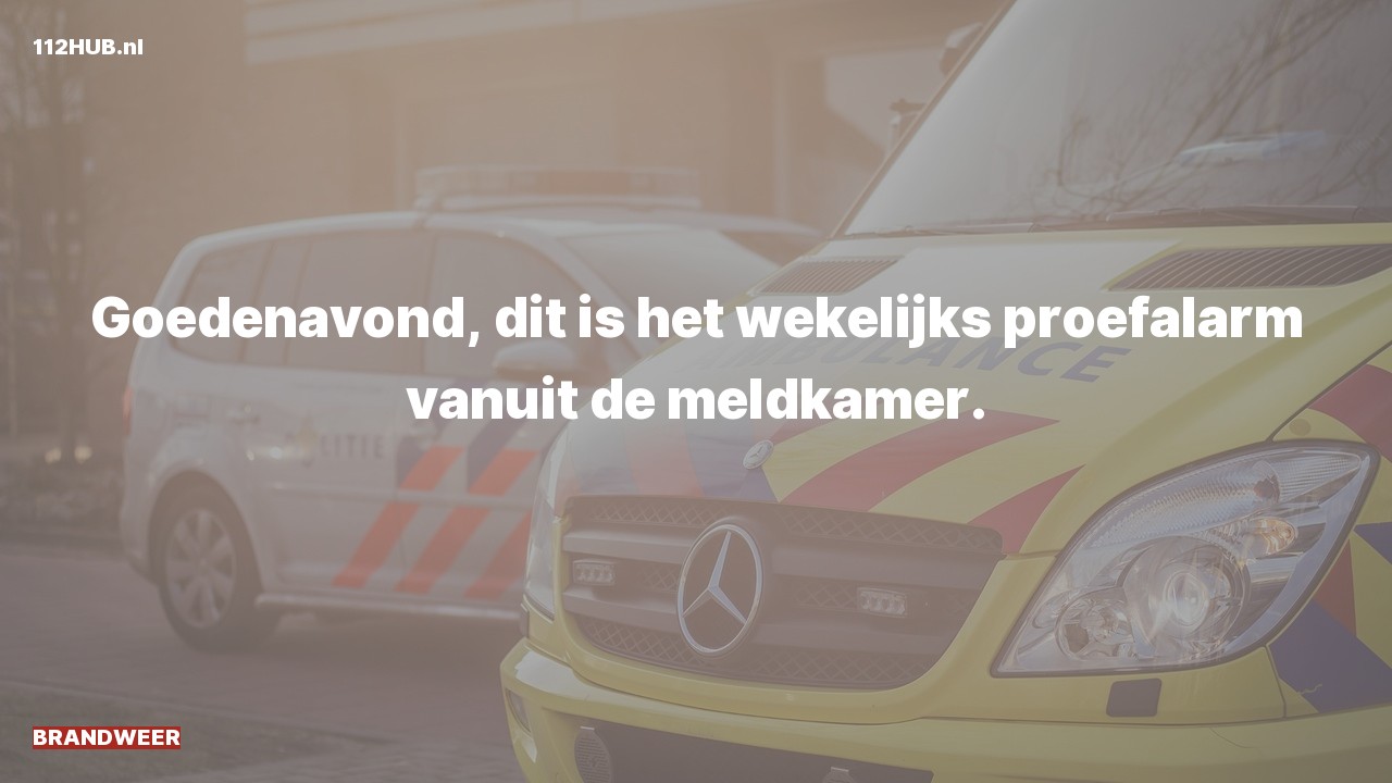 Deelafbeelding voor Brandweer (proefalarm).
