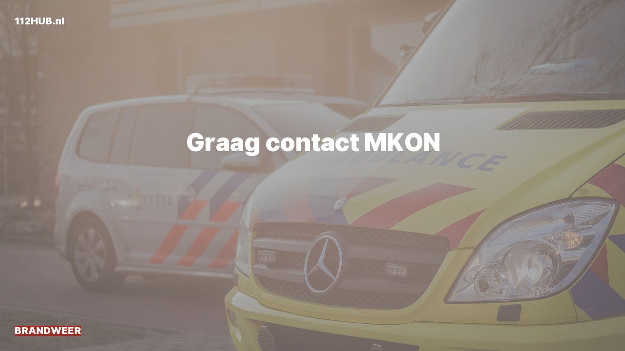 Deelafbeelding voor Brandweer graag contact.