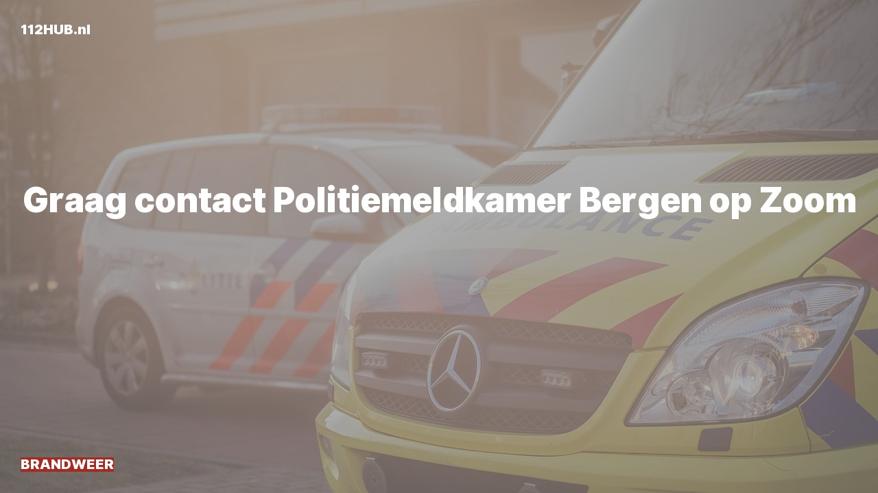 Deelafbeelding voor Brandweer graag contact.