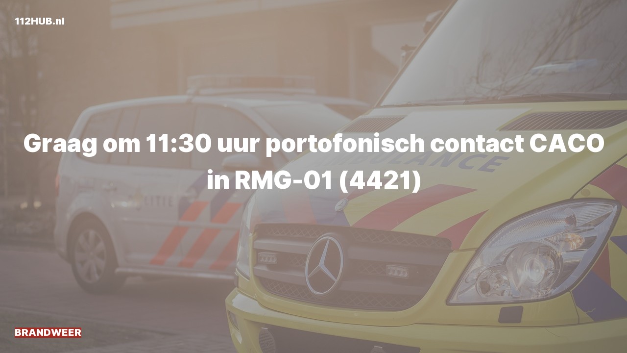 Deelafbeelding voor P2000-melding.