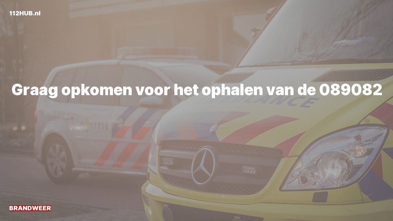 Deelafbeelding voor P2000-melding.