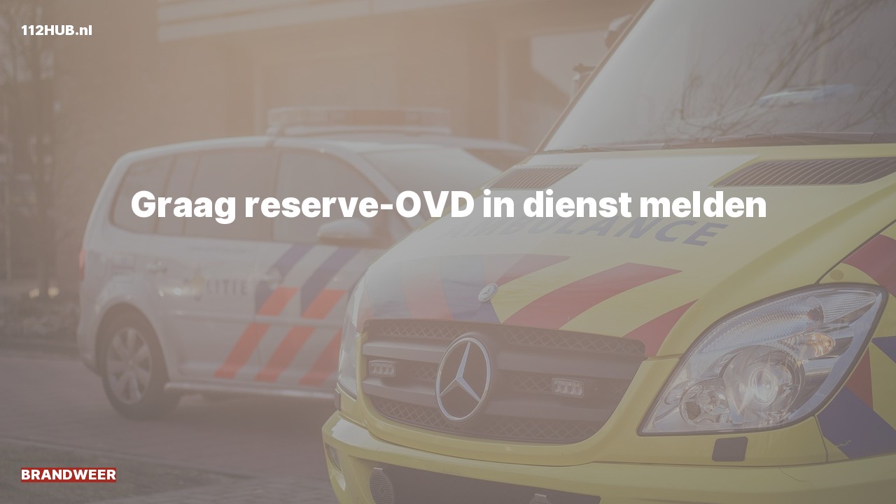 Deelafbeelding voor P2000-melding.