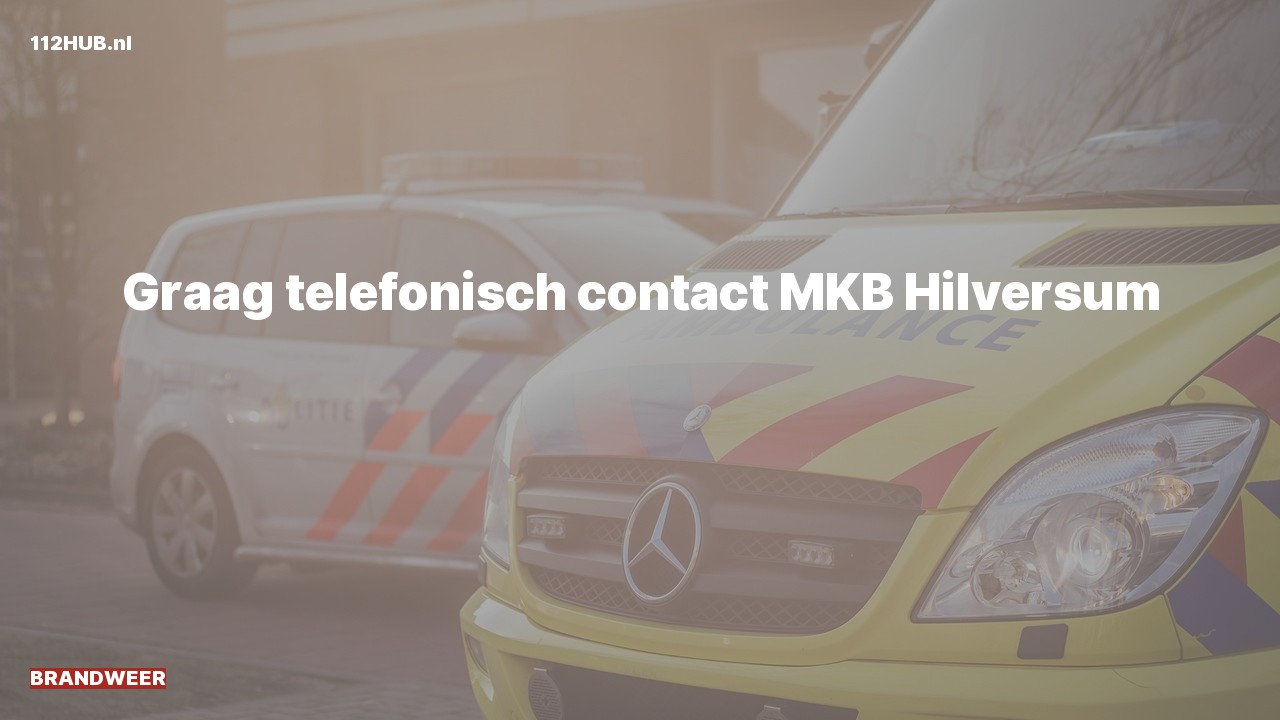 Deelafbeelding voor Brandweer contact meldkamer.