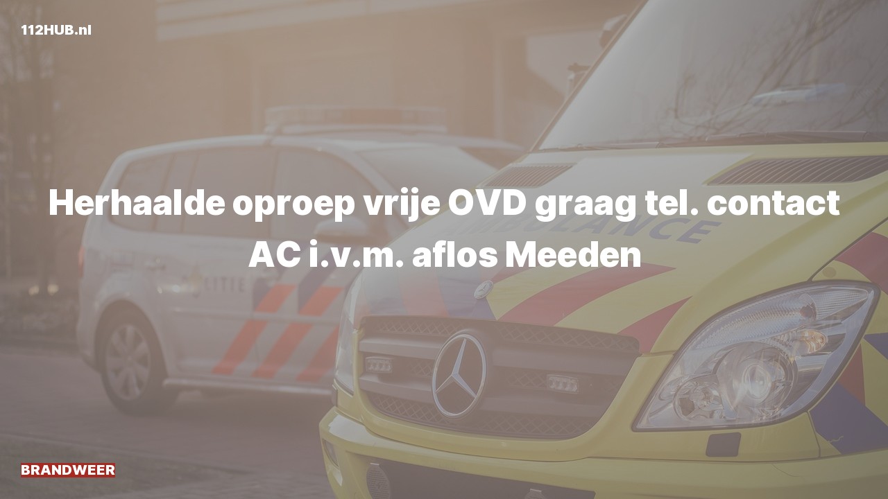 Deelafbeelding voor De brandweer is uitgerukt