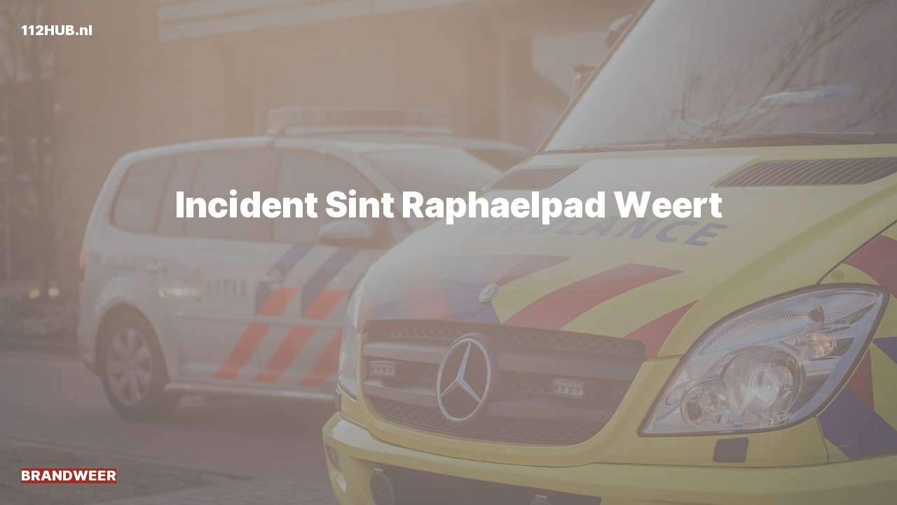 Deelafbeelding voor De brandweer is uitgerukt naar de Sint Raphaelpad in Weert
