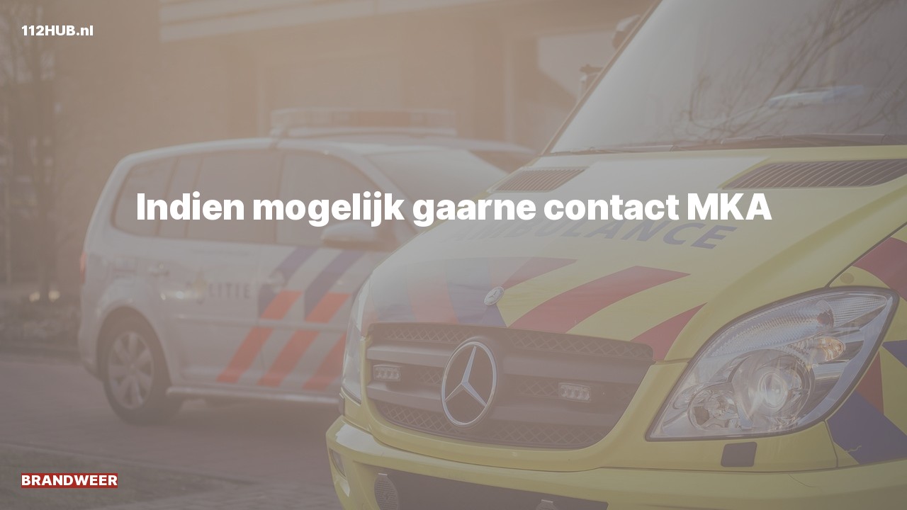 Deelafbeelding voor Brandweer contact meldkamer.