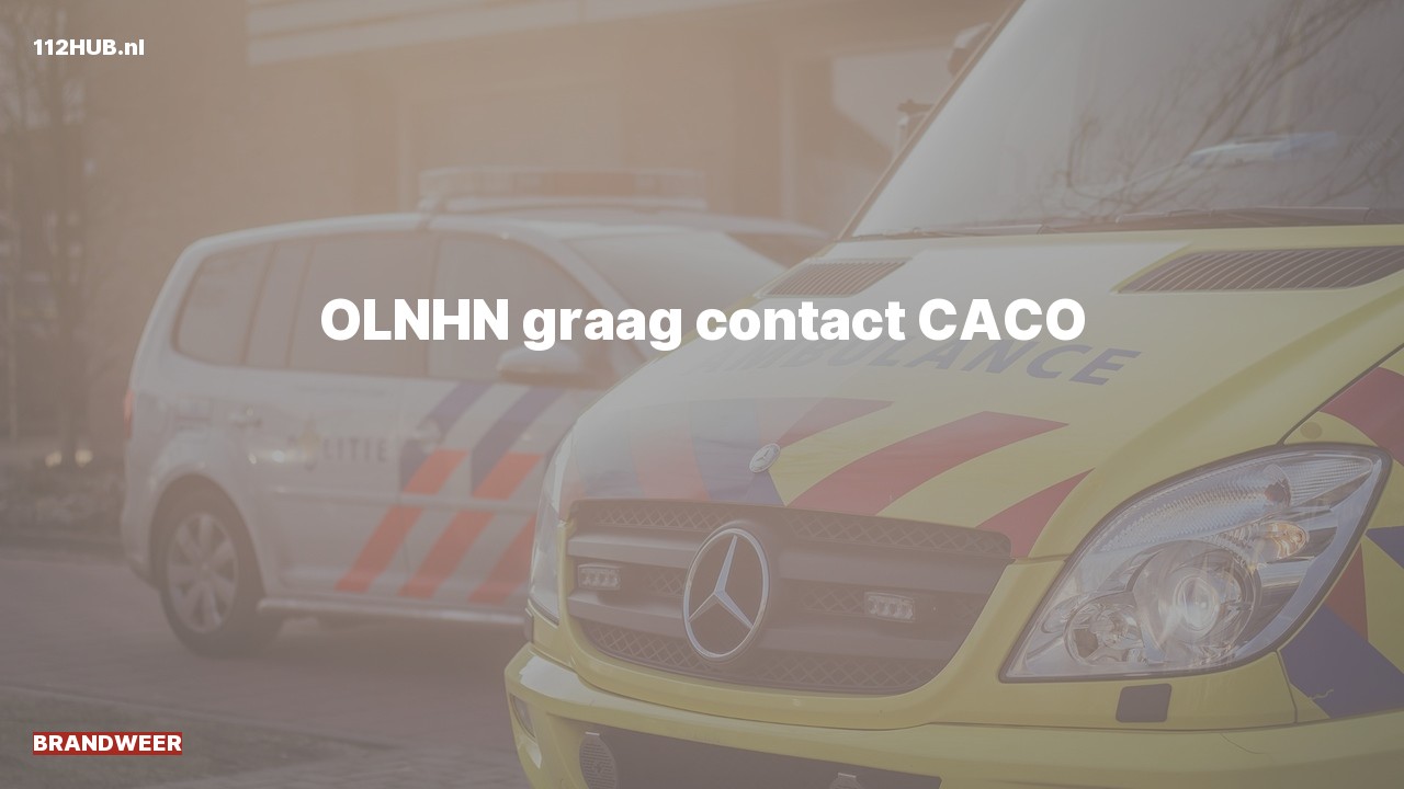 Deelafbeelding voor Brandweer graag contact.