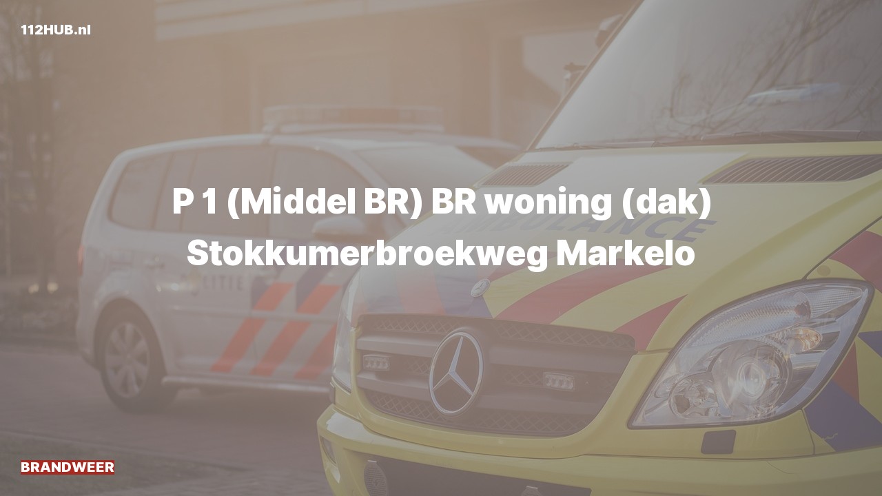 Deelafbeelding voor Brandweer met spoed voor brand in woning naar de Stokkumerbroekweg in Markelo.