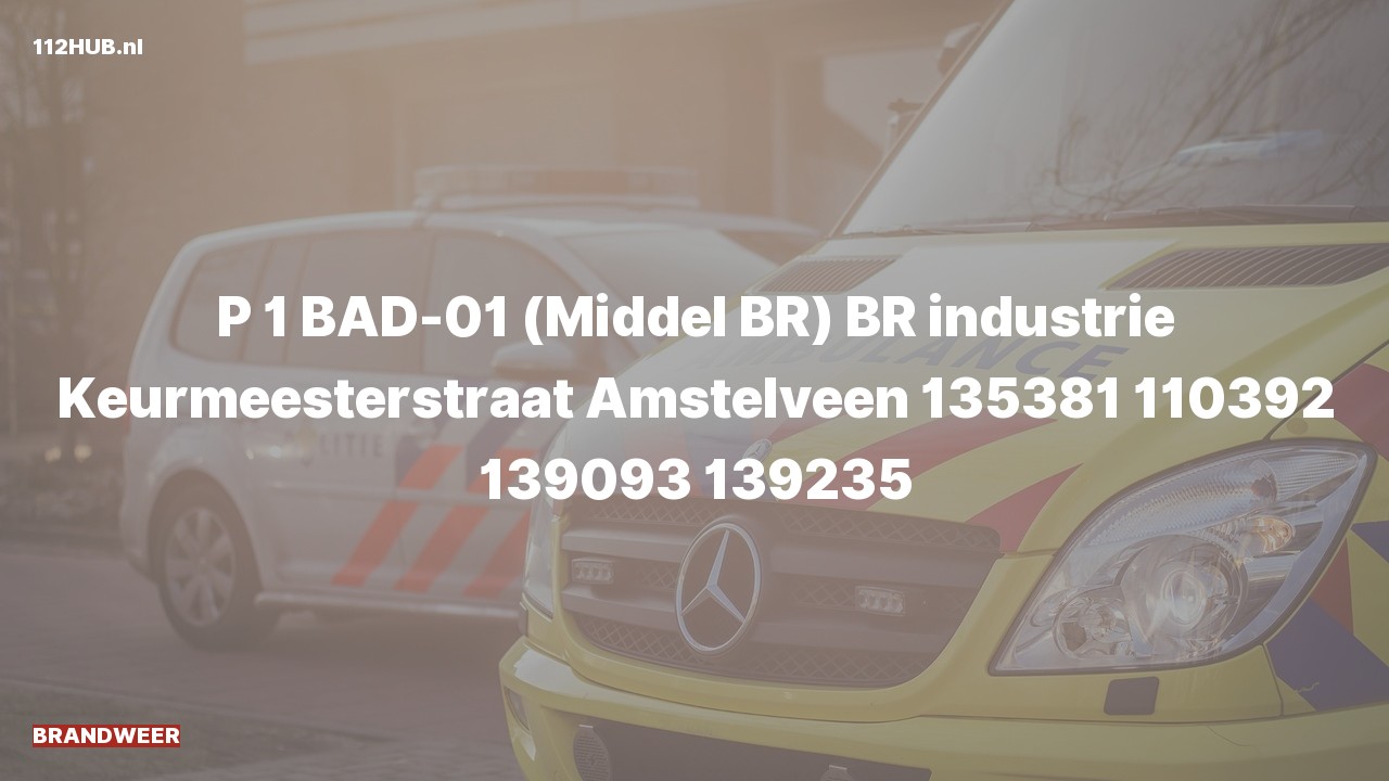 Deelafbeelding voor De brandweer is met spoed uitgerukt voor een industriële brand naar de Keurmeesterstraat in Amstelveen