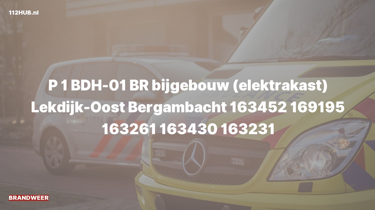 Deelafbeelding voor Brandweer met spoed naar de Lekdijk-Oost in Bergambacht.