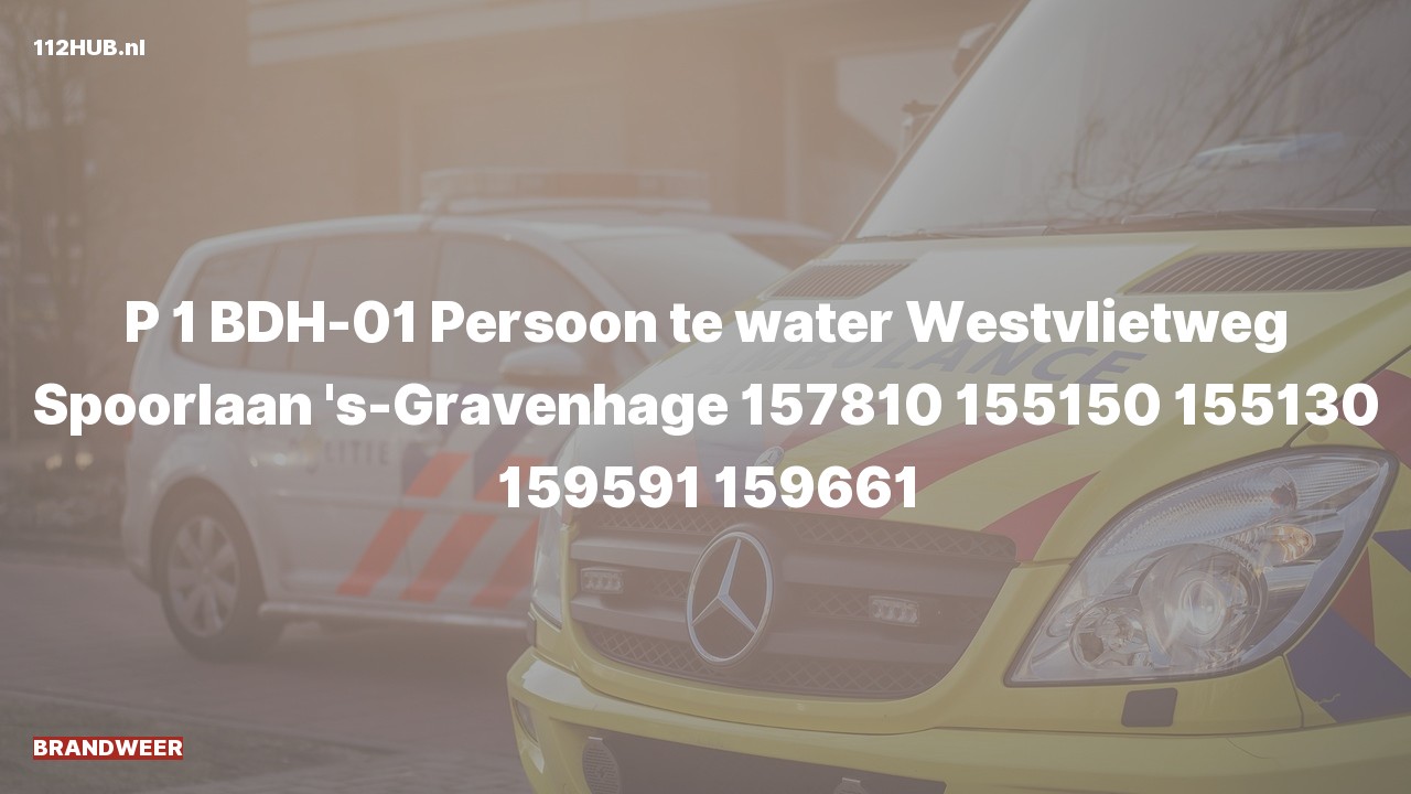 Deelafbeelding voor Brandweer met spoed naar de Westvlietweg in 's-Gravenhage.