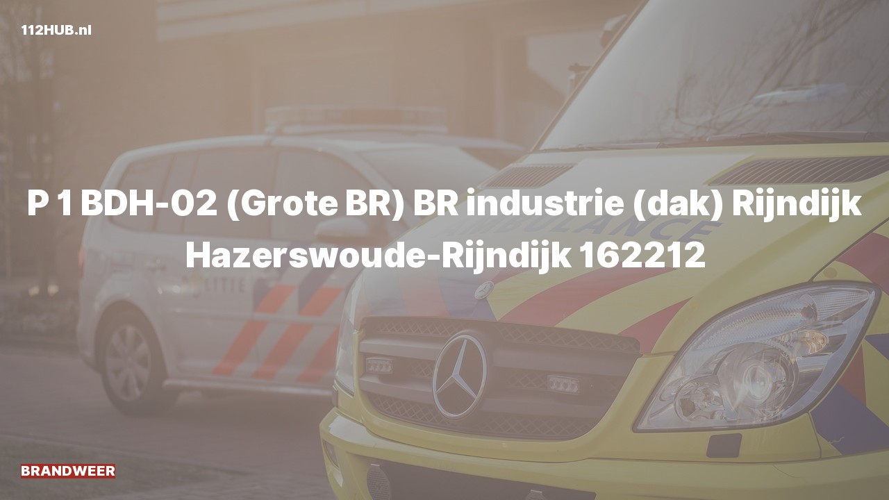Deelafbeelding voor Brandweer met spoed naar de Rijndijk in Hazerswoude-Rijndijk.