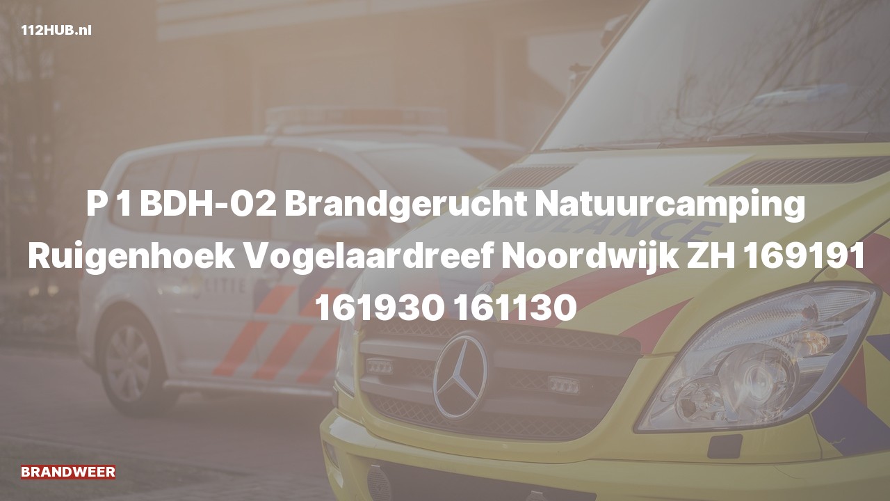 Deelafbeelding voor Brandweer met spoed voor brandgerucht naar de Vogelaardreef in Noordwijk.