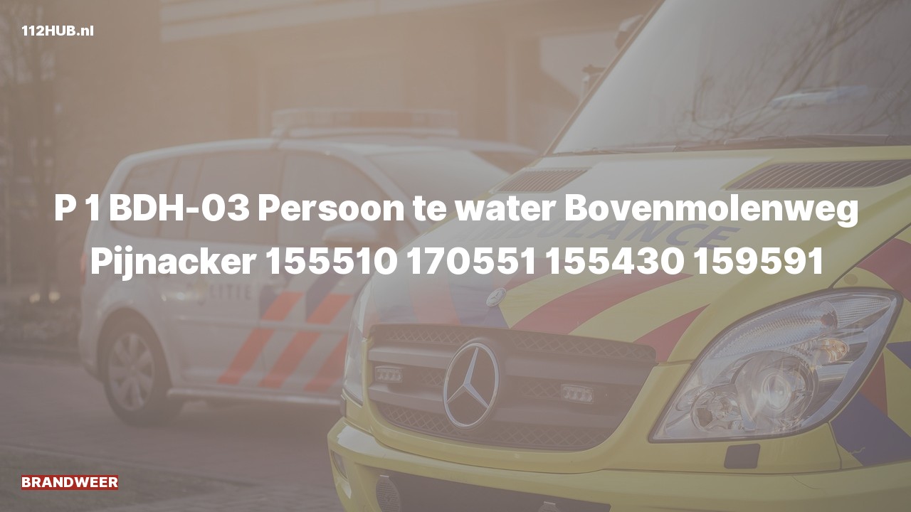 Deelafbeelding voor Brandweer met spoed naar de Bovenmolenweg in Pijnacker.