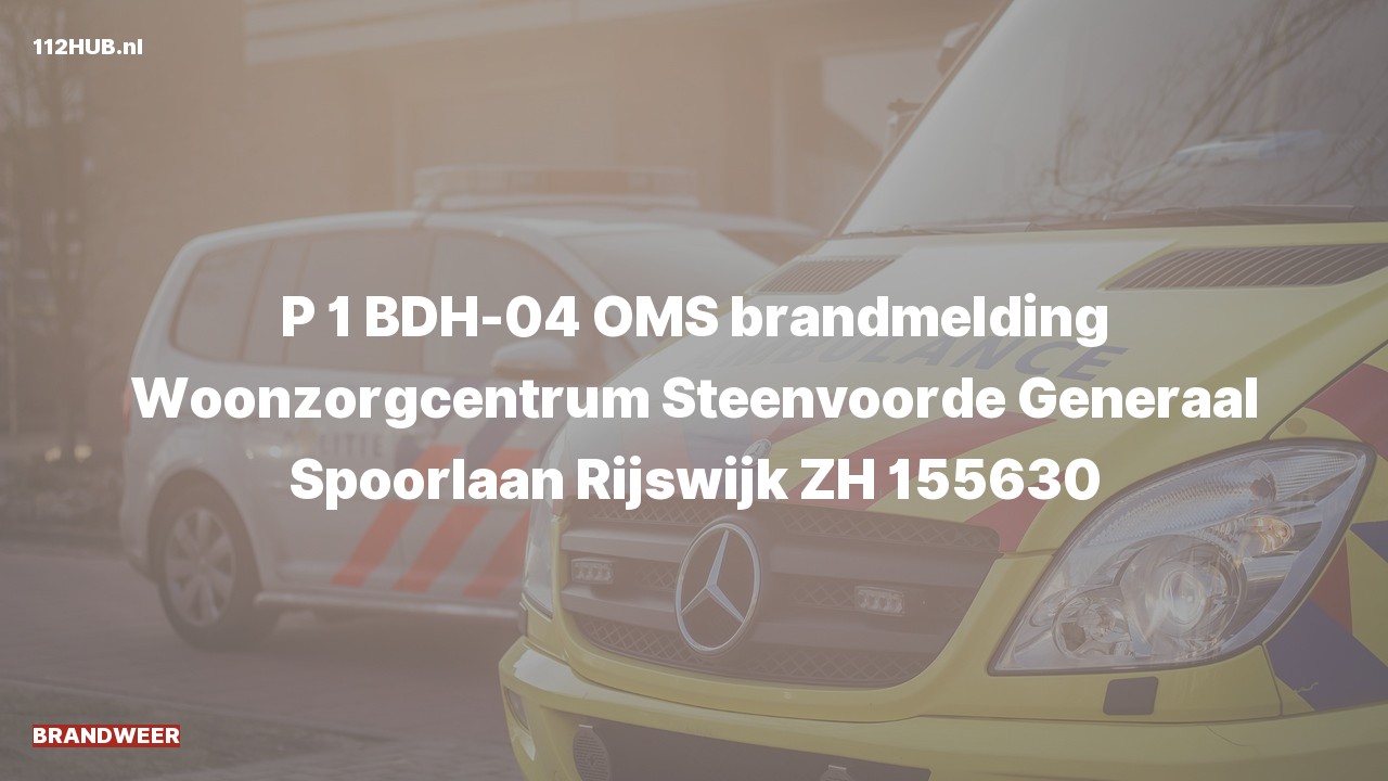 Deelafbeelding voor De brandweer is met spoed uitgerukt voor een automatische brandmelding naar de Generaal Spoorlaan in Rijswijk