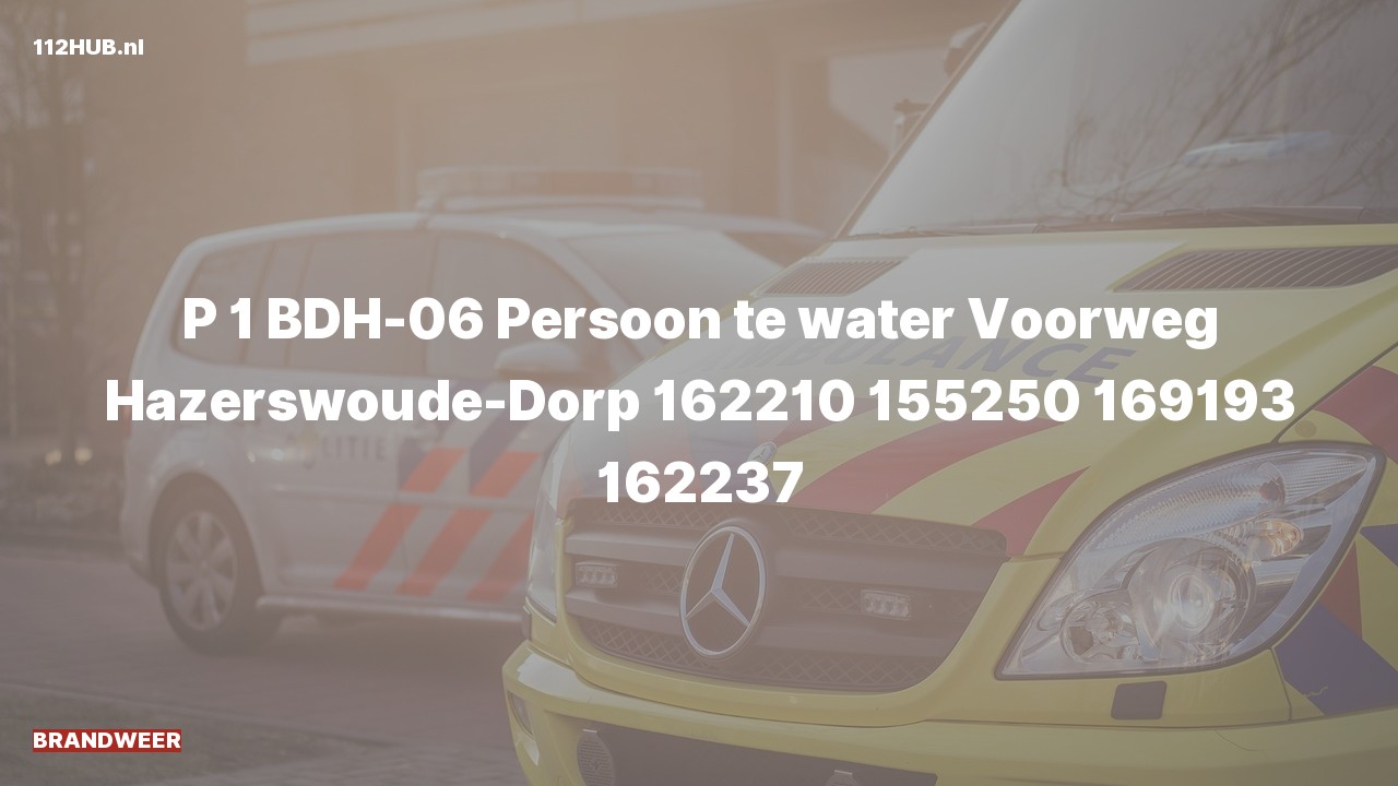Deelafbeelding voor Brandweer met spoed naar de Voorweg in Hazerswoude-Dorp.