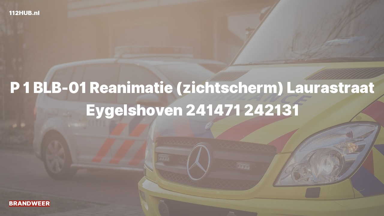 Deelafbeelding voor Brandweer met spoed naar de Laurastraat in Eygelshoven.