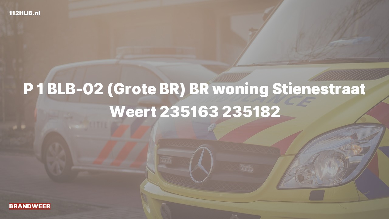 Deelafbeelding voor P2000-melding voor brand in woning.